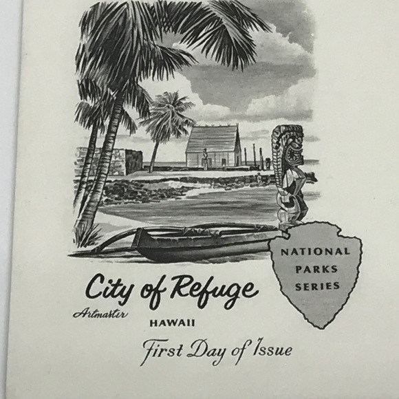 1972 1st Day of Issue City of Refuge, HI Natl Park - Picture 4 of 5